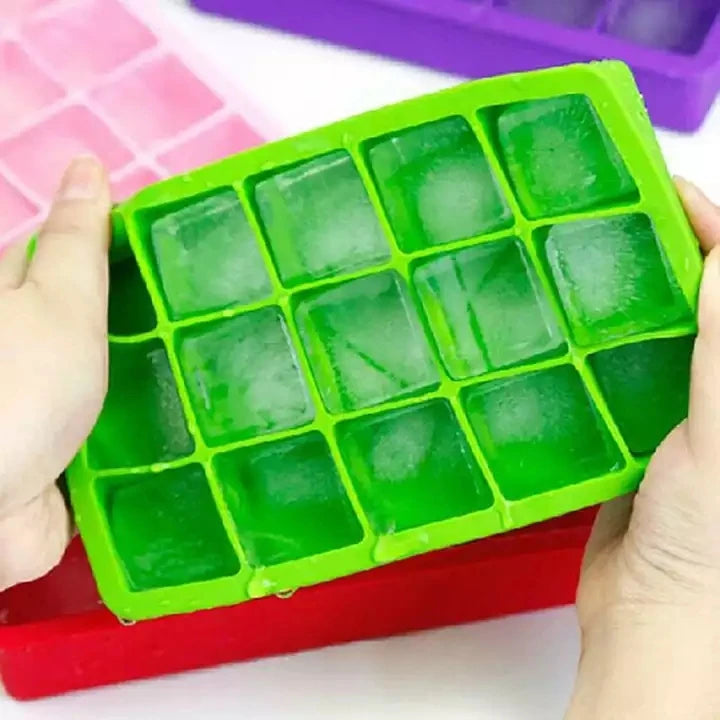 OEM/ODM15-Cavity Square Silicone Ice Tray Mold Heat Resistant Non-Stick Food Grade for Whiskey Mini and Large Sizes Available