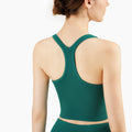 Ladies Sports Clothing With Removable Cups Crop Top Fitness Workout Gym Yoga Bras