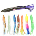 Trolling Bulb Squid Lure 9'' Soft PVC Plastic Calamari Octopus Big Game Offshore Fishing Lure for Lake & Stream