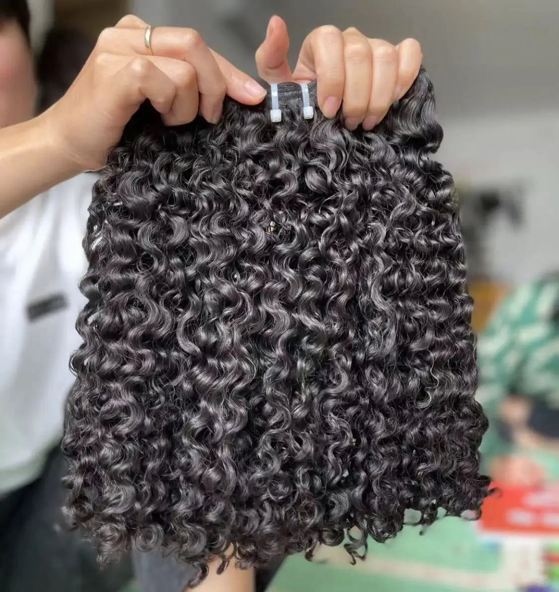 Wholesale Super Full Raw Burmese Curly Hair Unprocessed Vietnamese Natural Color Burmese Curl Hair