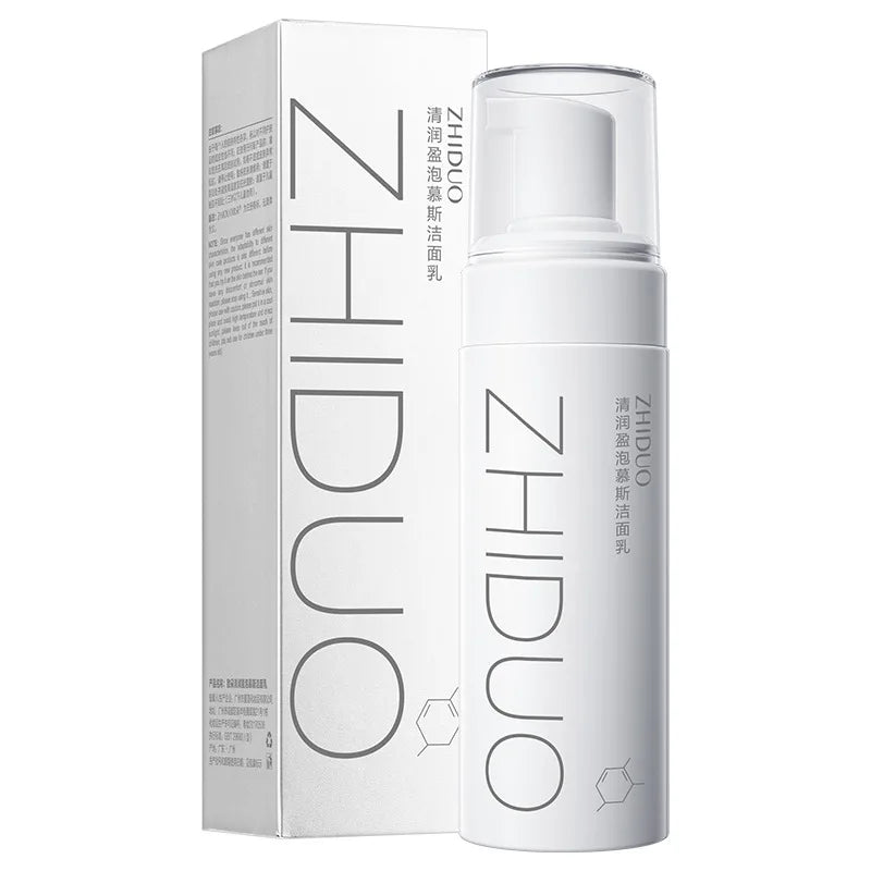ZHIDUO Wholesale Price clear Moisturizing Foam Mousse Cleanser Moisturizing Moisturizing Clean Skin Clean Pore Horny Cleanser