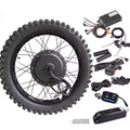 Electric Bike Fat Tire Conversion Kit 72v 3000w 5000w Electric Bike Fat Tire Mountain Ebike Snow Motor Rear Wheel 17 18 19inch