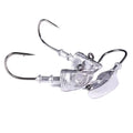 Silver Jighead Lure Jigging Assist Hooks Heavy Lead Sea Fishing Hooks Jigging