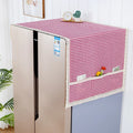 Refrigerator Hanging Bag Kitchen Waterproof Dustproof Cover Microwave Oven Cover Household Storage Bag Cotton Linen Eco-Friendly