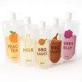 BPA Free Transparent Pouches Juice Drinking Packaging Clear Plastic Stand up Drink Pouch with Spout
