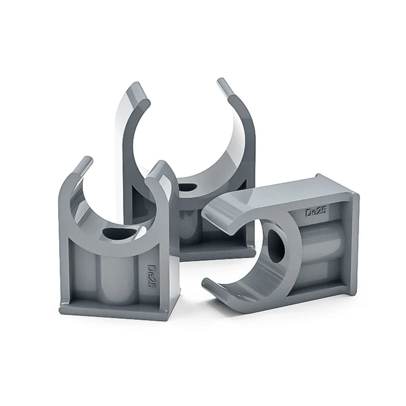 UPVC Water Pipe Clamp U-shaped Fixed Fittings 20mm-110mm Universal