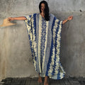 Bikini Cover-ups Retro Snake Printed Self Belted Women Summer Dress Tunic Plus Size Beach Wear Swim Suit Cover up