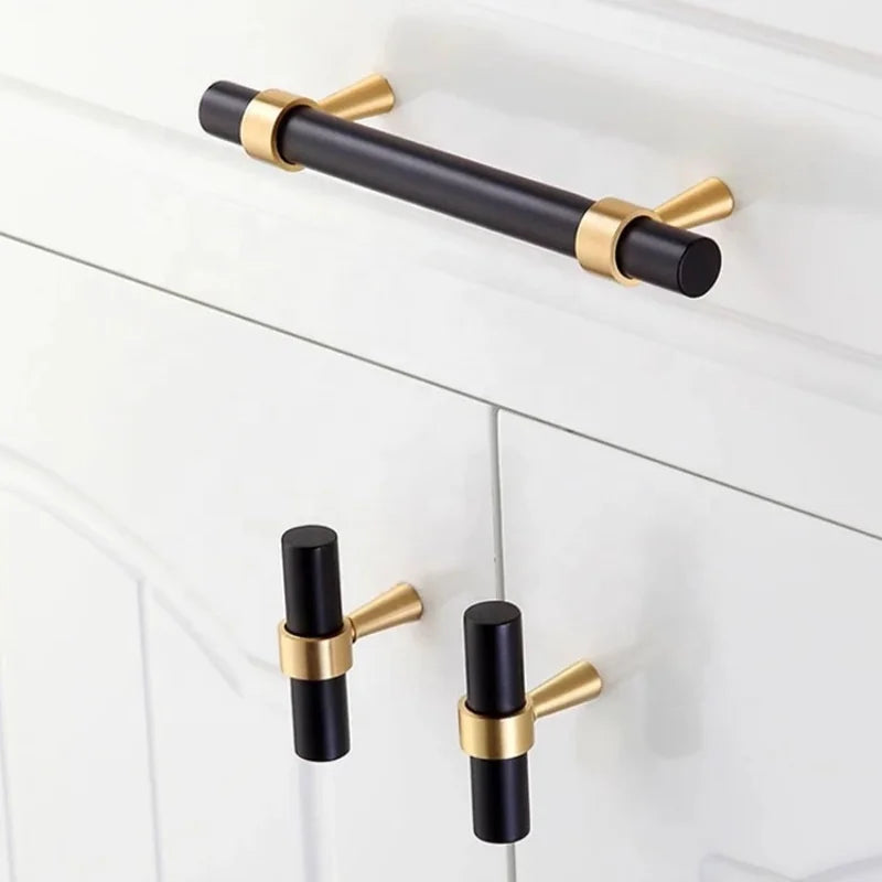 JAYA Cabinet Knobs Brass Handles for Cabinets Kitchen Drawer Furniture Handles Gold Door Handles Luxury