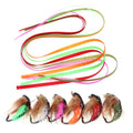 Wholesale 3mmX30cm Caddis Fly Pupa Nymph Worm Body Wrap Skin Caddis Larvae / Czech Nymph Scud Lure Fly Tying Material