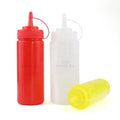 Durable Plastic Condiment Squeeze Bottles for Ketchup BBQ Sauces Syrup Dressings-Squirt Sauce Bottle