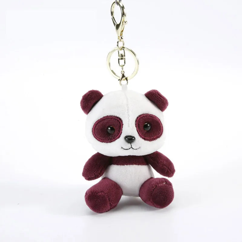 Custom Cute Super Small Plush Soft Toy Animal Panda Plush Keychain for Backpack Pendants Gift