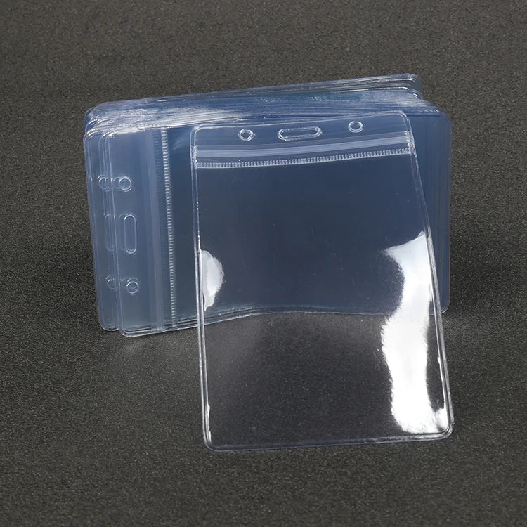 Supply PVC Transparent Work Business Id  Vaccination Certificate Cover a 7 Card Holder