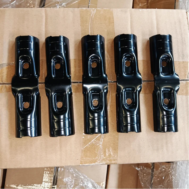 New Stock Arrival HJ-4 OD28mm Lean Pipe Fittings Pipe Clamp Metal Joint in 2.3mm Thickness for Modular System With Best Price