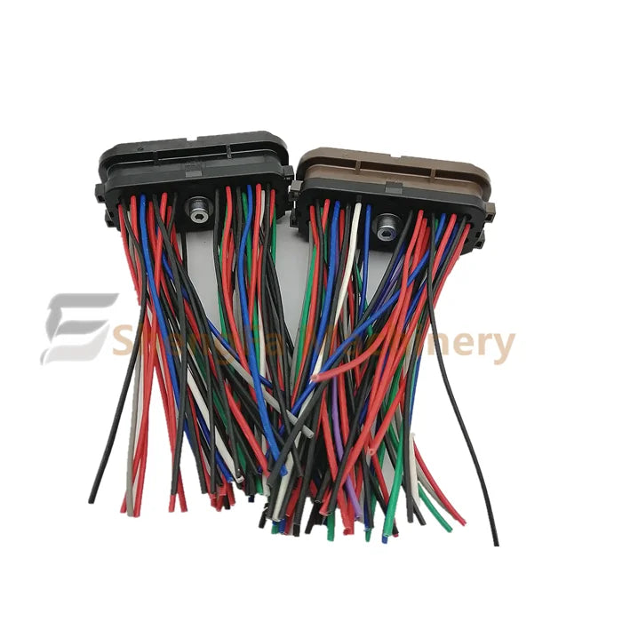 Excavator Spare Parts E320D ECU Controller Plug 54 Pins 153-2620 153-2630