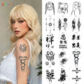 Water Transfer Semi Permanent Juice Tattoo Long Lasting Tattoo Sticker