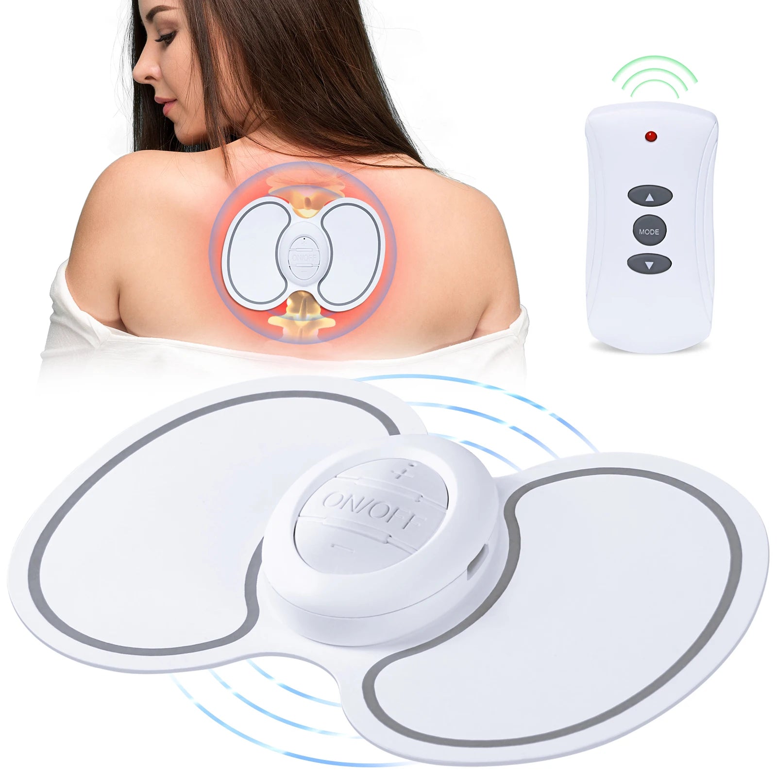 TENS Physiotherapy Device Portable Electrotherapy Stimulator Wireless Tens Machine Wireless Tens Ems Massager