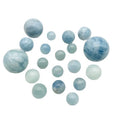 Aquamarine Spheres Natural Blue Crystal Balls1.5-4cm diameter Healing Crystal