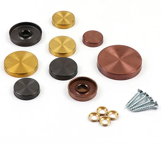 16mm 19mm 25mm Stainless Steel Decorative Acrylic Glass Cap Fixing Advertising Nail Mirror Screws