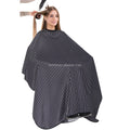 Stripes Adult Barbers Cape Hairdressing Cape Hairdresser Hair Styling Waterproof Salon Gowns with Adjustable Metal Hook
