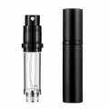 5ml Portable Pocket Size Cylinder Multi-Color Perfume Atomizer Spray Bottle Refillable Elegant Anodized Aluminum PCTG Inner Tank