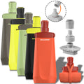 Smiledrink 600ml Collapsible Water Bottles Travel Sports Portable Silicone Water-proof Camping Water Bottle