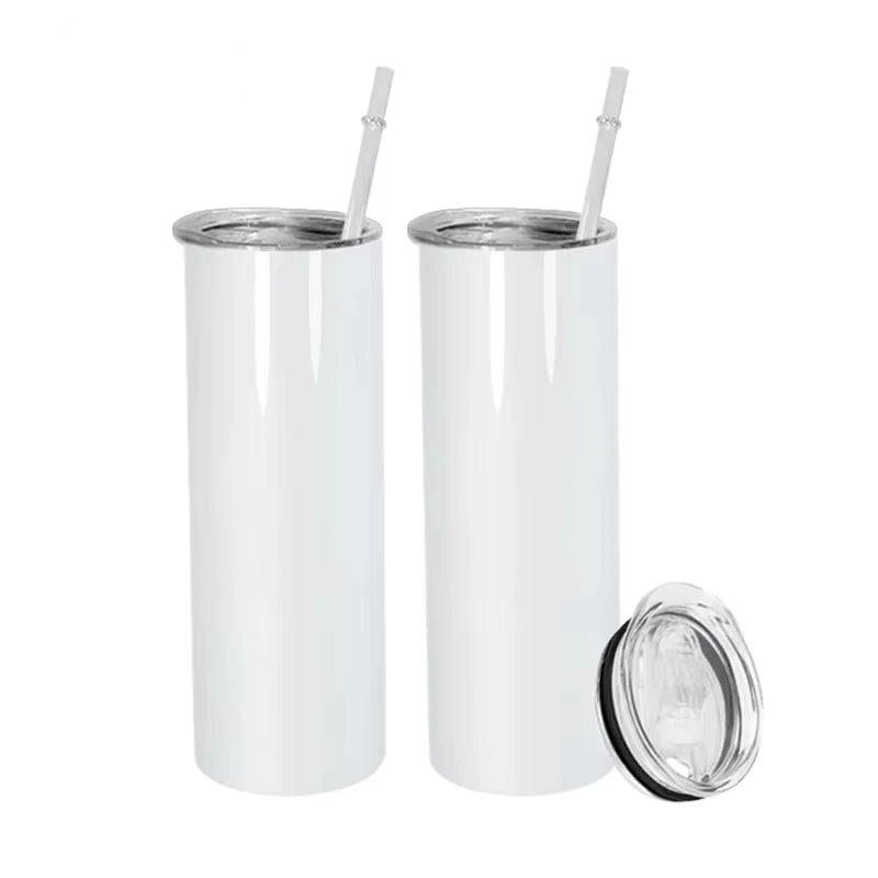 TY 20 oz Slim Skinny Stainless Steel Double Wall Vacuum Insulated Tumbler Straw 6-12 Hours Thermal Performance Wholesale Coffee