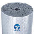 Aluminum Foil Faced Bubble Reinforced Thermal Insulation Sheet Roll with High R-Value Heat Insulation Materials