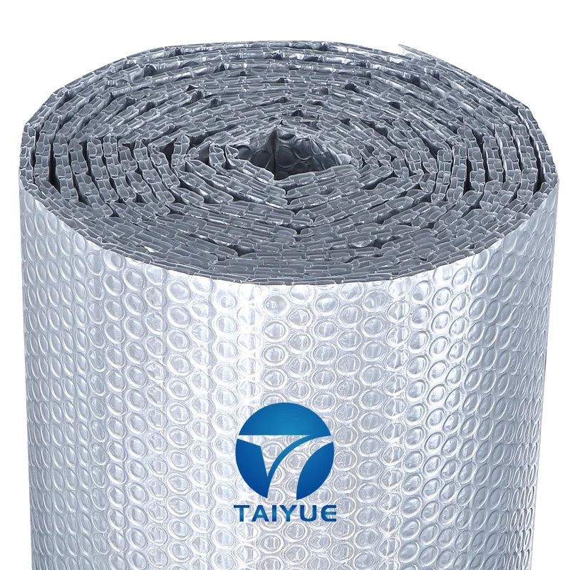 Aluminum Foil Faced Bubble Reinforced Thermal Insulation Sheet Roll with High R-Value Heat Insulation Materials