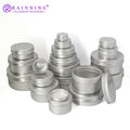 5ml 10ml 20ml 30ml 50ml 60ml 80ml 100ml 150ml 200ml 50g Round Aluminum Cosmetic Tin Containers Aluminum Tin Jar with Screw Top