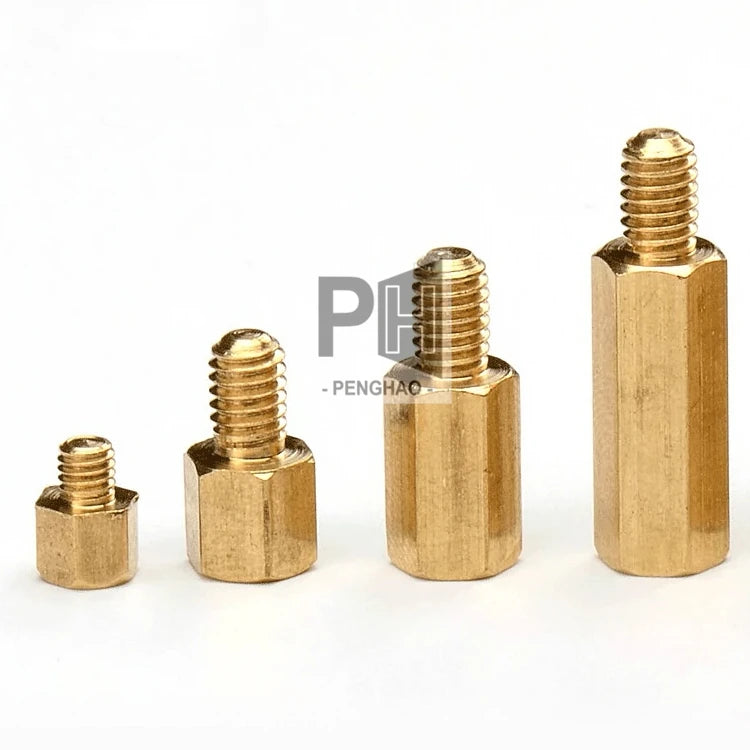 M3 PCB Column Motherboard Spacer Male Female Standoffs Board Rack Stud Hexagon Threaded Pillar Bolt Screws Hex Brass Standoff