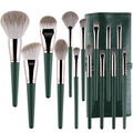 Private Label 14pcs Green Color Makeup Brush Set