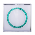 Watch Bezel Loose Sapphire 36 Pieces Per Set Green Multicolor Watch Cases for 40mm Watch Bezels & Inserts (No Metal Part)