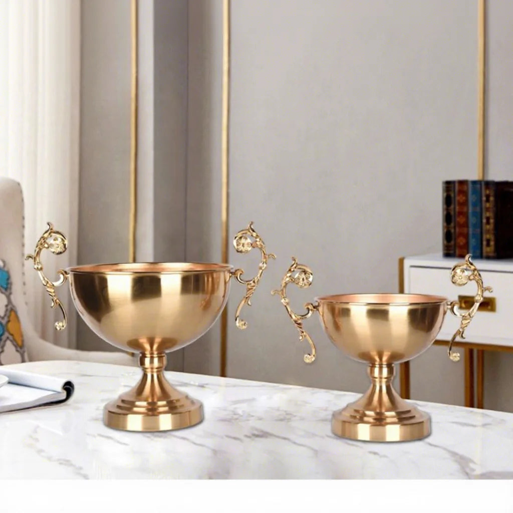 Large Modern Nordic Artistic Wedding Table Centerpiece Metal Flower Decorative Gold Vases for Home Decor