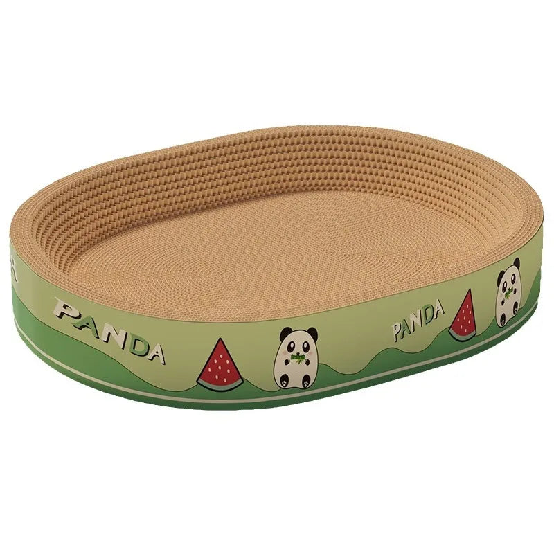 Oval New Cardboard Extra Large Size Giant Big Toy Cat Scratching Scratcher Board