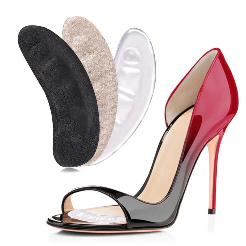 Non-slip Insoles Sticker for High Heels Flip Flop Sandals Silicone Women Elegant Self-adhesive Foot Patch Gel Forefoot Pad