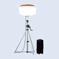 Moonlightia 600W White Portable Inflatable LED Balloon Light Tower Emergency Rescue Construction IP65 Rated CRI 80 360 Beam