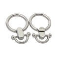 Nolvo World 25*54mm Silver Factory Direct Selling Handbag Connector Clasp Strap Hanger Connect for Bag