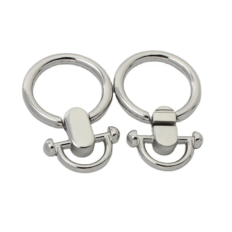 Nolvo World 25*54mm Silver Factory Direct Selling Handbag Connector Clasp Strap Hanger Connect for Bag