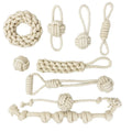 Eco Friendly Cotton Rope Dog Toy Set Durable Hemp Interactive Chew Toys for Small and Medium Dogs