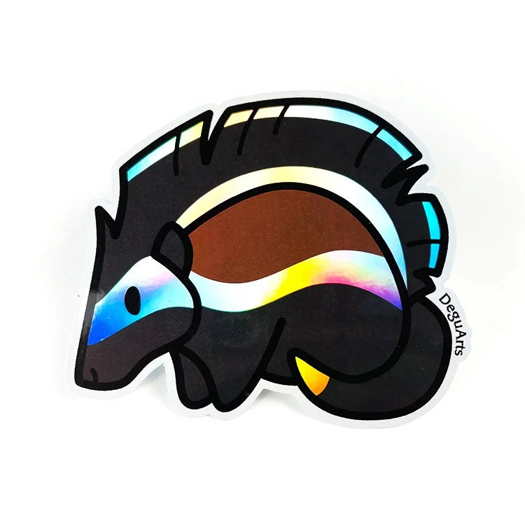 Colorful Printing Customized Rainbow Die Cut Vinyl Decorative Laser Hologram Label  Holographic Stickers