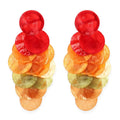 Simple Shell Multicolor Earrings Ear Hook Jewelry for Women 2021