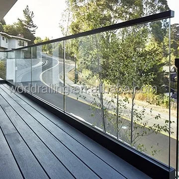 YL Balcony U Channel Railing Base Shoe Railing System Deck Railing System