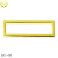 Rectangle Shape Gold Buckle Adjuster Wholesale Zinc Alloy Handbag Accessory Metal Side Quick Straps