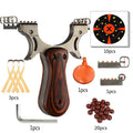 Hunting Slingshot Fast Pressure Catapult Free Tie Flat Rubber Band Outdoor Competitive Toy Shooting
