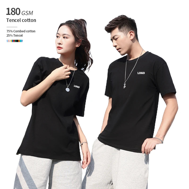 European Size 75% Combed Cotton 25% Polyester Soft Anti Shrink Anti Wrinkle Oversized Tshirt for Men