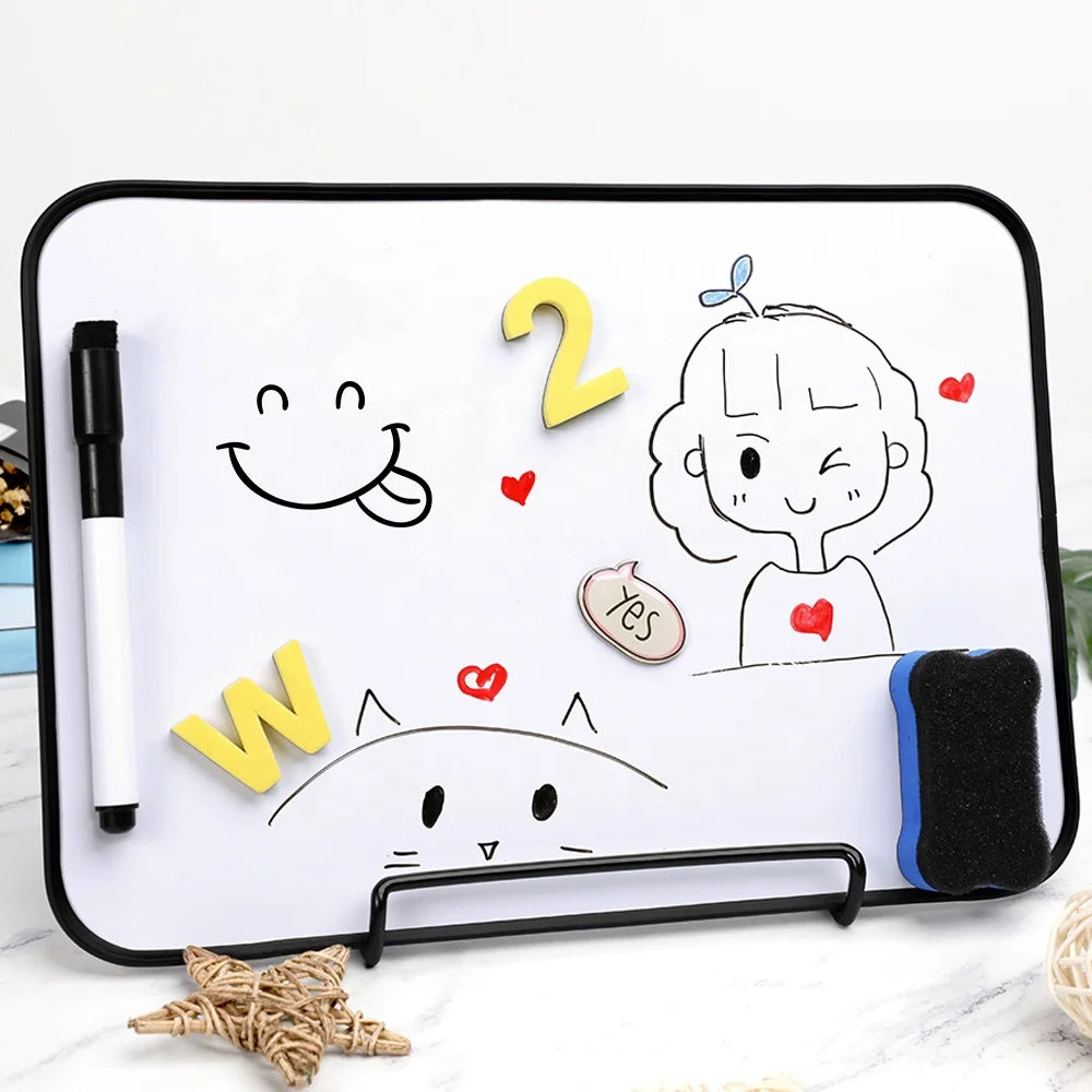 Good Saling Double Side Magnetic Whiteboard Dry Erase Cute Writing Drawing Board for Kids