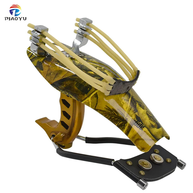 Strong Magnetic Design Outdoor Fish Shooting Slingshot Powerful Hunting Tool With Durable Rubber Band for Fish Shooting Sports