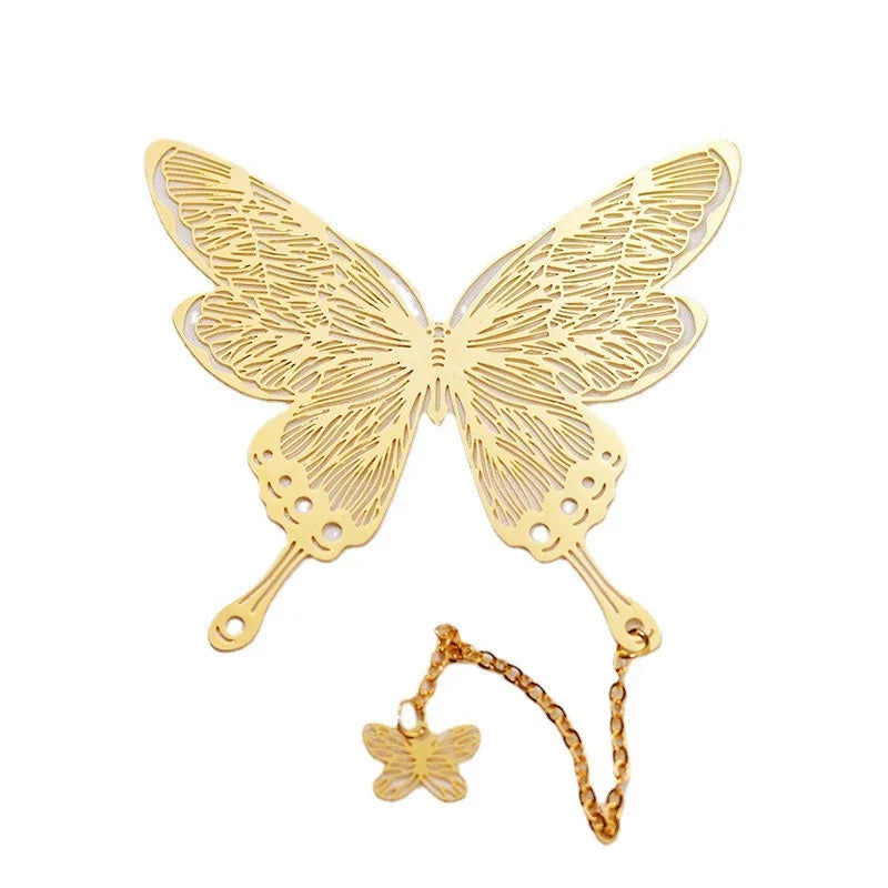 Factory Wholesale 3D Metal Animal Butterfly Bookmark Fashion Promotional Gift with Casting Technique
