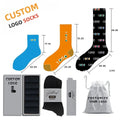 Free Sample High Quality Custom Crew Socks Custom logo Men Socks Unisex Gym Socks