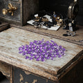 High-quality Custom-made Natural Amethyst Pear Shaped Faceted Natural Loose Gemstone Faceted Gemstones Crystal Faceted